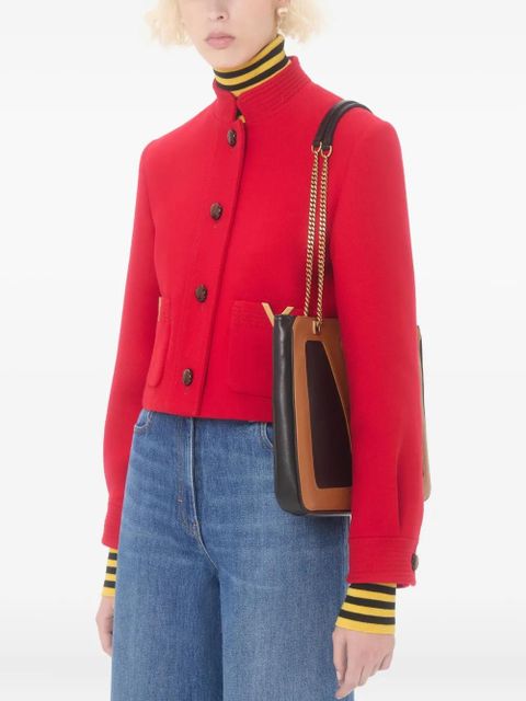 Valentino Garavani Drill Double caban V-gold jacket - Red