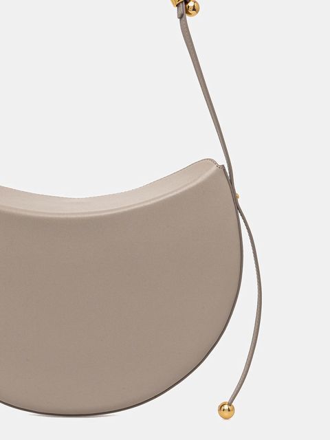 Furla torebka skórzana Moonstone M Shoulder Bag kolor beżowy WB01868 BX3104 4488S