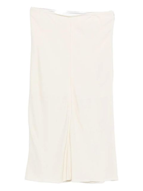 AMI Paris split-front skirt - Neutrals - zdjęcie produktu nr 2