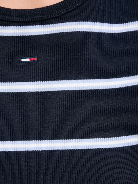 Tommy Jeans t-shirt damski kolor granatowy DW0DW17383