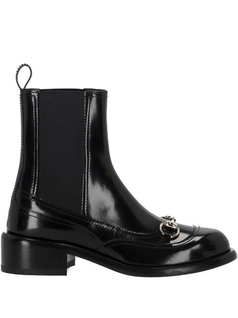 Gucci Horsebit calfskin boots - Black - zdjęcie produktu nr 1