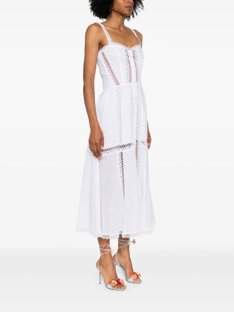 Charo Ruiz Ibiza Dafelle midi dress - White