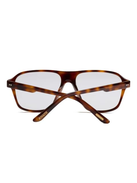 KHAITE square frame glasses - Brown - zdjęcie produktu nr 2