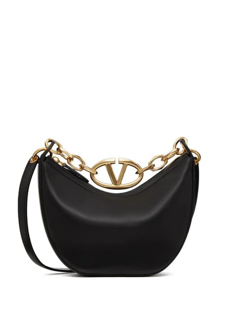 Valentino Garavani mini VLogo Moon Hobo bag - Black - zdjęcie produktu nr 1