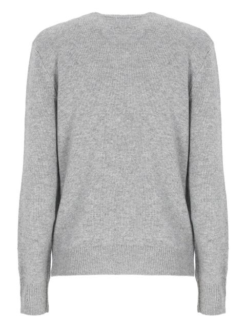MC2 Saint Barth embroidered long-sleeved sweater - Grey