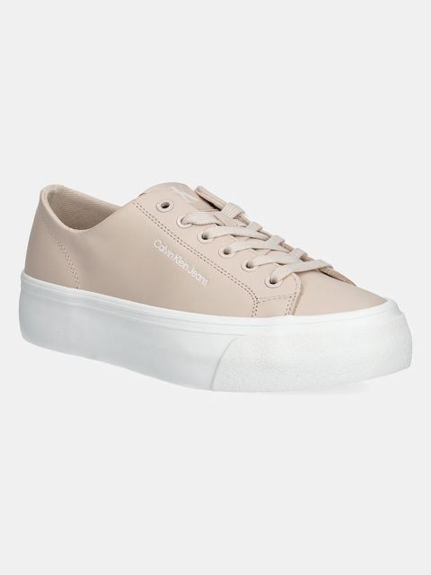 Calvin Klein Jeans sneakersy VULC FLATFORM LOW MG LTH - zdjęcie produktu nr 1