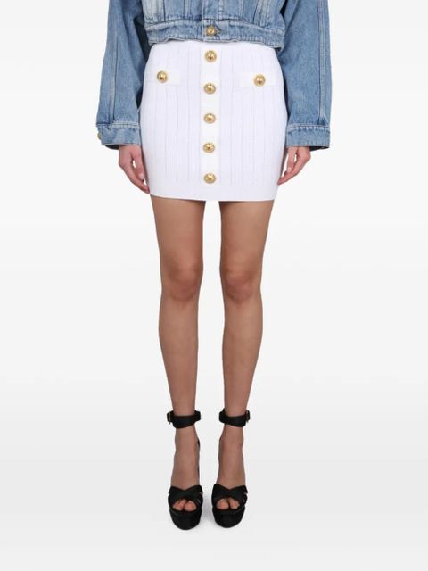 Balmain buttoned skirt - White - zdjęcie produktu nr 1