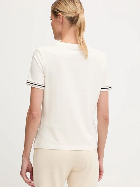 Guess t-shirt MURIEL damski kolor beżowy V5BI08 J1314