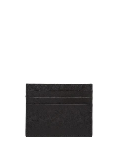 Prada logo plaque cardholder - Black - zdjęcie produktu nr 2