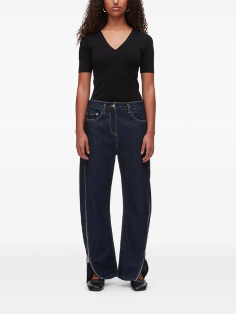 3.1 Phillip Lim zip-detail jeans - Blue