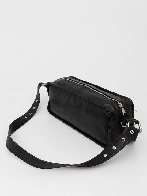 Patrizia Pepe torebka skórzana kolor czarny 2B0148 L113 - zdjęcie produktu nr 2