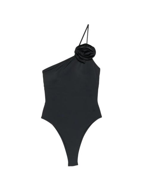 Moschino one-shoulder floral-detail swimsuit - Black - zdjęcie produktu nr 1