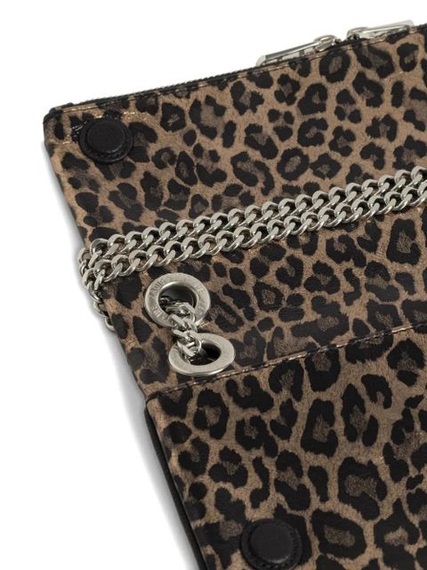 Zadig&Voltaire leopard chain rock II metal leo bag - Brown