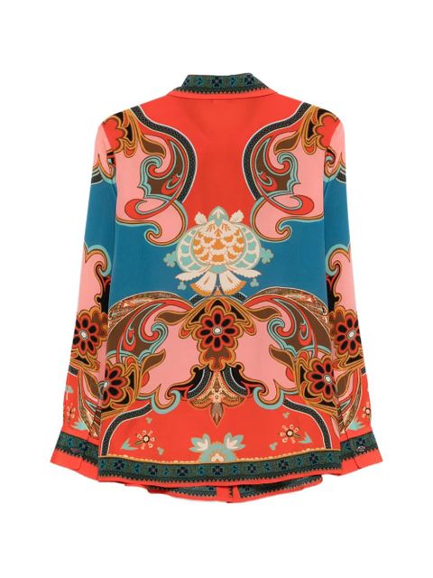 ETRO floral-print silk shirt - Orange - zdjęcie produktu nr 2