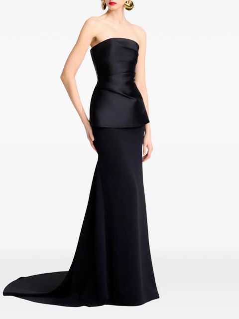 Solace London The Alia strapless dress - Black - zdjęcie produktu nr 2