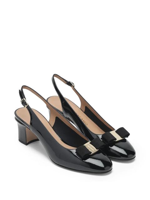 Ferragamo Vara bow-detail pumps - Black - zdjęcie produktu nr 2