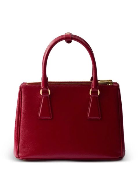 Prada Galleria small patent Saffiano leather bag - Red