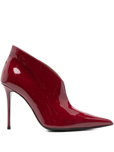 Giuseppe Zanotti 105mm Cluedo pointed-toe ankle boots - Red - zdjęcie produktu nr 1