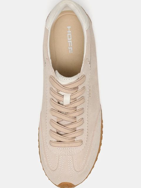 Hoff sneakersy zamszowe BRIDGE FL BEIGE