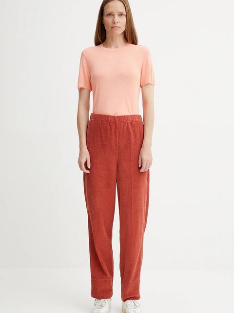 Calvin Klein t-shirt damski kolor pomarańczowy LV044A307G