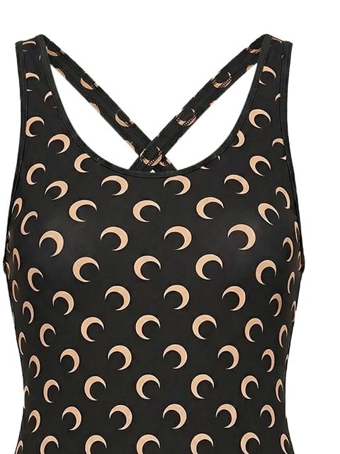 Marine Serre moon-print swimwear - Black - zdjęcie produktu nr 2