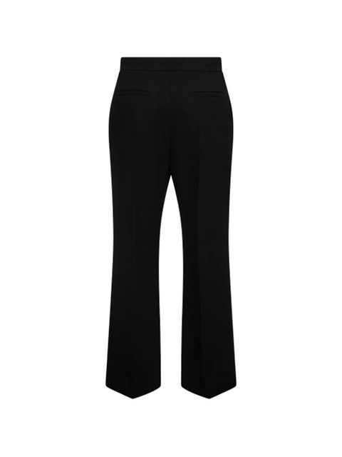 Valentino Garavani high-rise metal-detail trousers - Black - zdjęcie produktu nr 2
