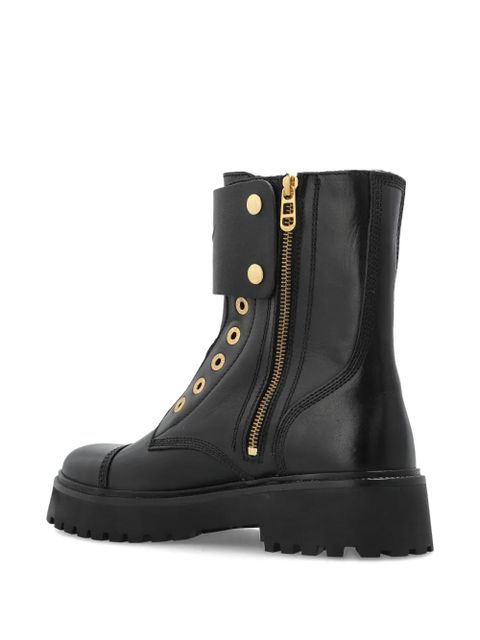 Zadig&Voltaire leather biker boots - Black