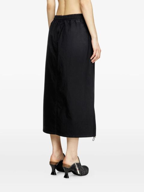 Diesel drawstring midi skirt - Black - zdjęcie produktu nr 2