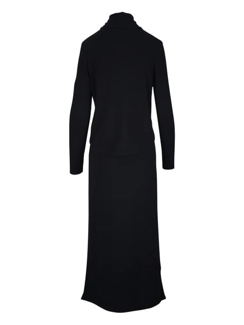 Johanna Ortiz Celestial Silence twisted long-sleeve midi dress - Black - zdjęcie produktu nr 2