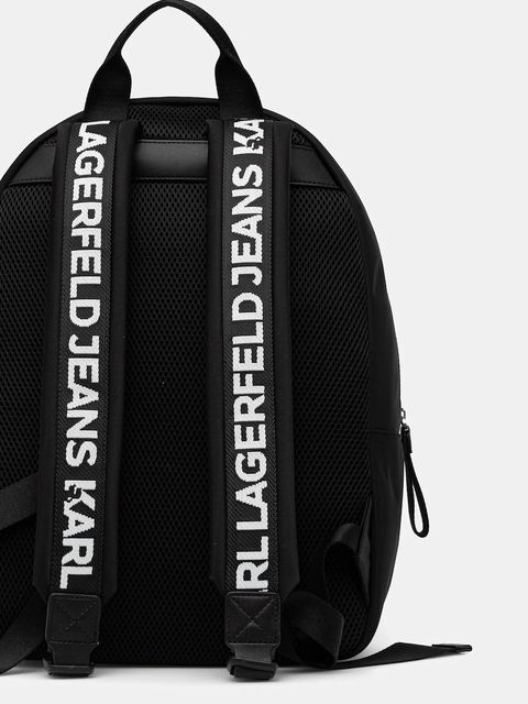 Karl Lagerfeld Jeans plecak kolor czarny duży gładki A4W30294