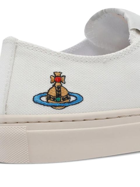 Vivienne Westwood low-top logo sneakers - White