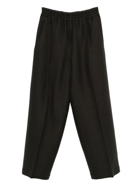 AMI Paris elasticated-waistband trousers - Black - zdjęcie produktu nr 1