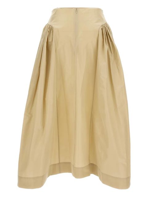 Simone Rocha pleated midi skirt - Neutrals - zdjęcie produktu nr 2