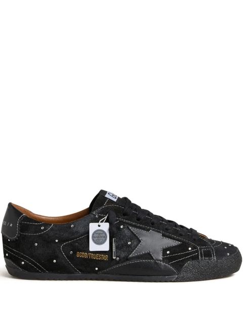 Golden Goose True-Star in black suede with Swarovski crystals - zdjęcie produktu nr 1