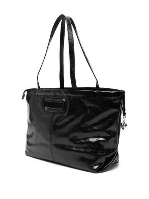 Maje cut-out tote bag - Black