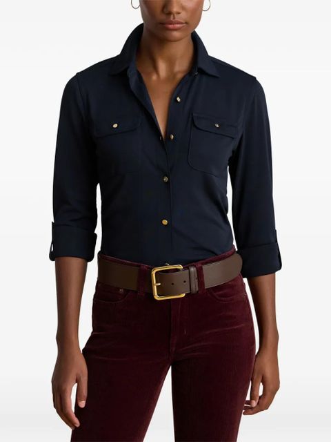 Lauren Ralph Lauren buttoned pocket shirt - Blue