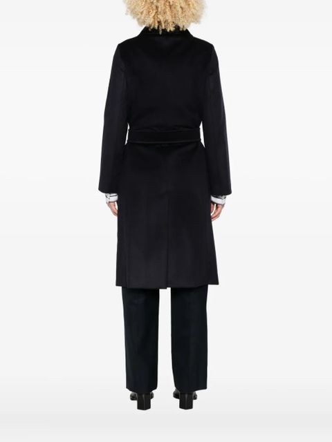 Max Mara double-breasted belted coat - Blue