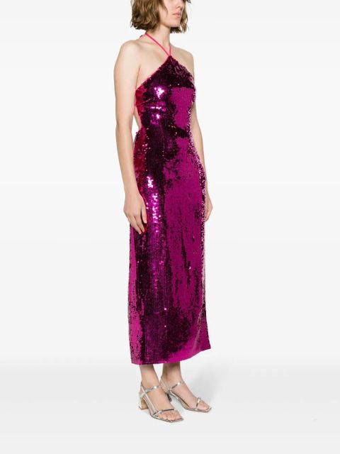 Cult Gaia Tasmina sequinned maxi dress - Pink