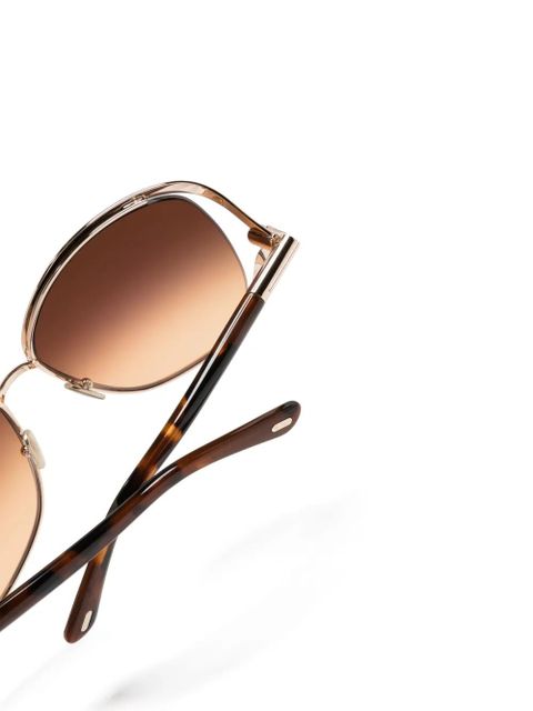 TOM FORD Eyewear Marta sunglasses - Brown