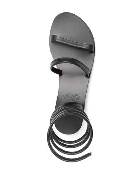 Ancient Greek Sandals 35mm Ohia leather sandals - Black