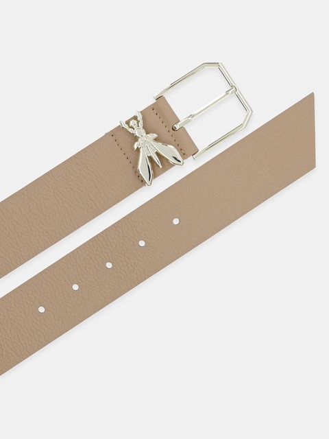 Patrizia Pepe pasek skórzany damski kolor beżowy 8W0044 L001 - zdjęcie produktu nr 2