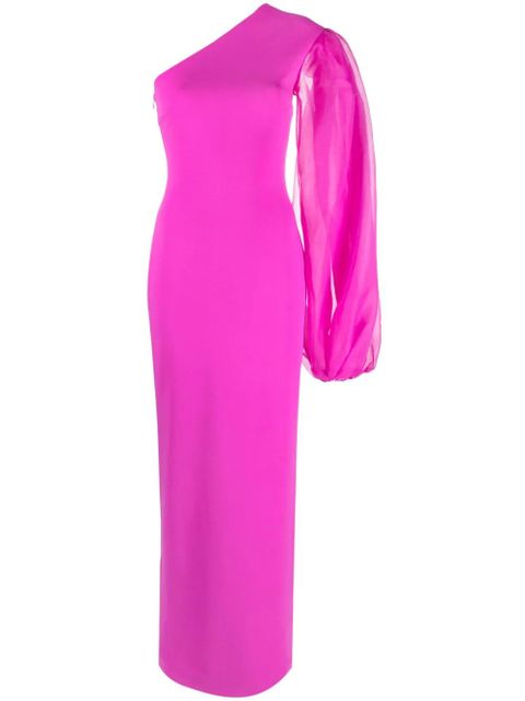 Solace London Hudson one-shoulder gown - Pink - zdjęcie produktu nr 1