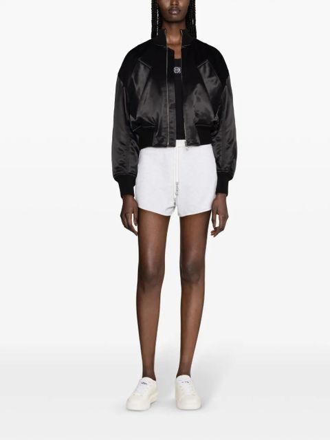 Zadig&Voltaire logo-charm cotton mini shorts - Grey - zdjęcie produktu nr 2