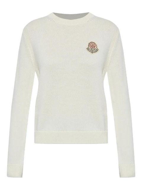 Moncler virgin wool sweater - Neutrals - zdjęcie produktu nr 1
