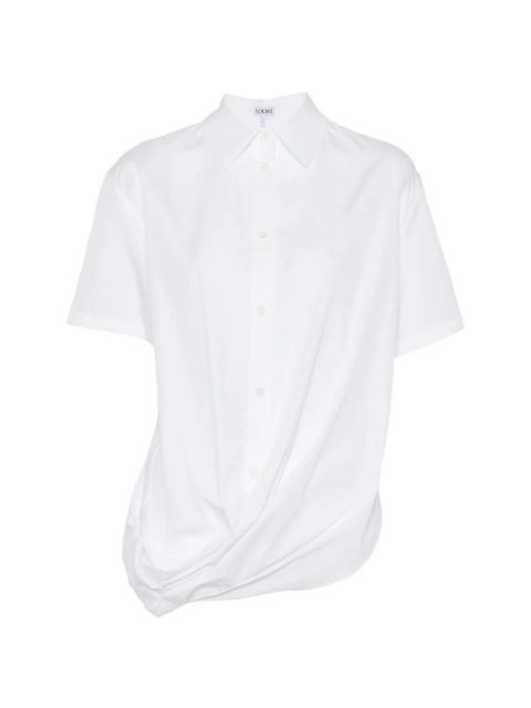 LOEWE twisted button-fastening shirt - White - zdjęcie produktu nr 1