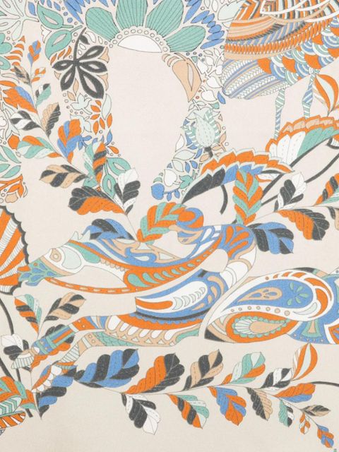 Longchamp Forêt Longchamp scarf 50 - Grey - zdjęcie produktu nr 2