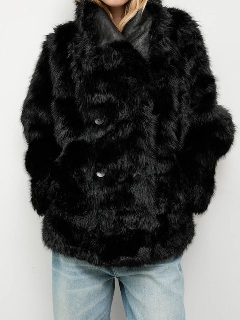 Answear.LAB płaszcz kolor czarny