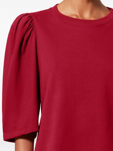 ISABEL MARANT Maeliss Tee puffed sleeve T-Shirt - Red