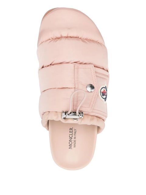Moncler Mon Pocket slippers - Pink