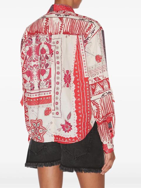 MARANT ÉTOILE Nathy shirt - Red